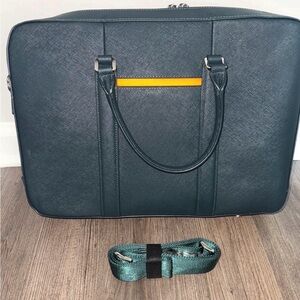 Manhattan Leather Briefcase from Maverick & Co
